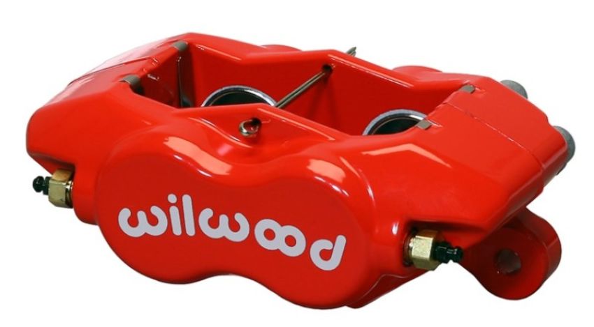 Wilwood 120-13842-RD Caliper-Forged DynaliteI-Red 1.62in Pistons .81in Disc