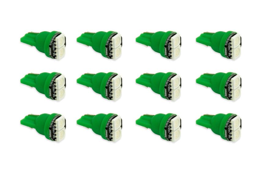 Diode Dynamics DD0034TW 194 LED Bulb SMD2 LED - Green Set of 12