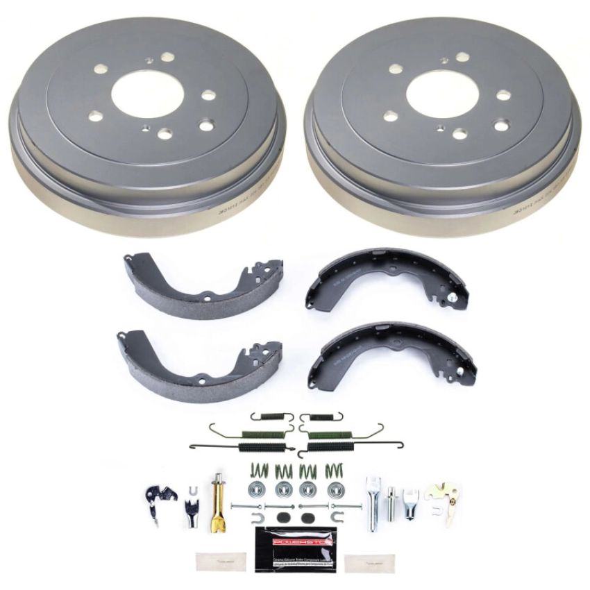 PowerStop KOE15478DK Power Stop 15-18 Chevrolet City Express Rear Autospecialty Drum Kit
