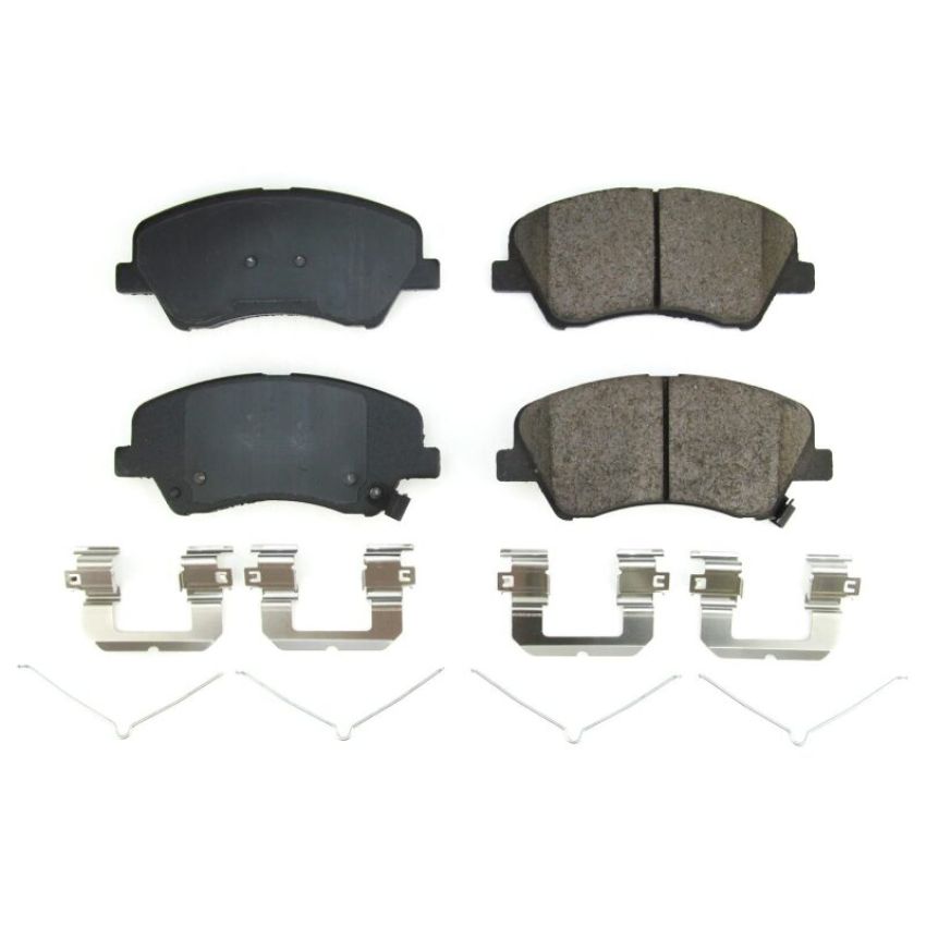 PowerStop 17-2190 PowerStop - Z17 Low-Dust Ceramic Brake Pads with Hardware
