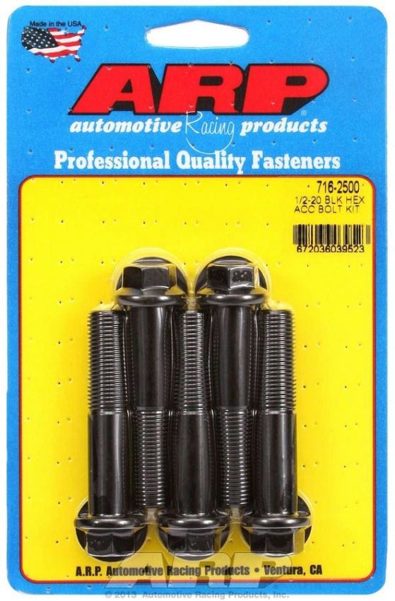 ARP ARP716-2500 Bolt Kit - 6pt. (5pk) 1/2-20 x 2.500
