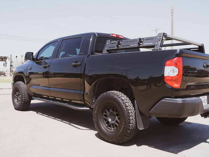 Cali Raised LED CR3711 Cali Raised 14-24 Toyota Tundra Overland Bed Rack - Long Bed Low Profile Rack