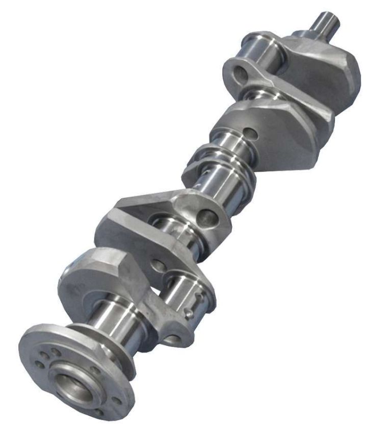Eagle 4350375057LA Chevrolet 305/350 2pc Rear Seal 3.75in Stroke Lightweight Forged 4340 Steel Crankshaft