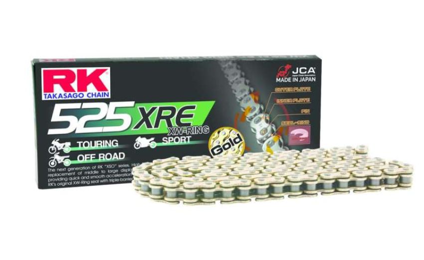 RK Chain GB525XRE-100FT GB525XRE-100FT XW-Ring - Gold