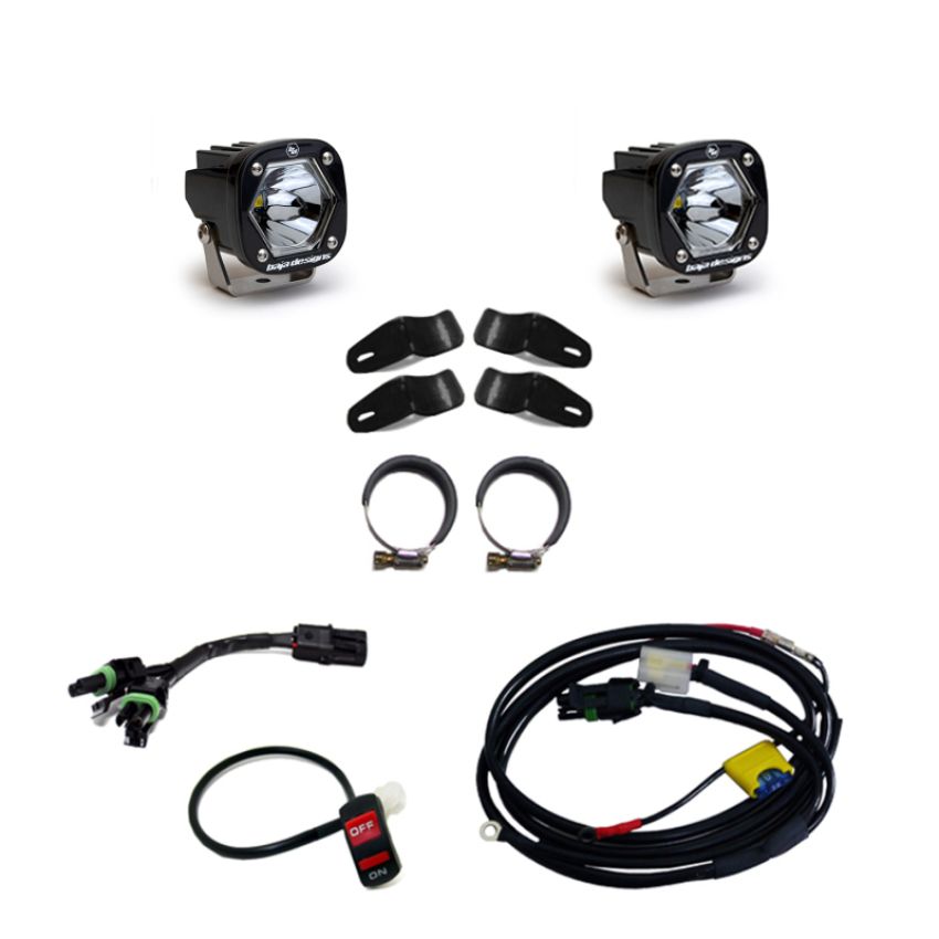 Baja Designs 507096 Moto S1 Auxiliary Light Kit
