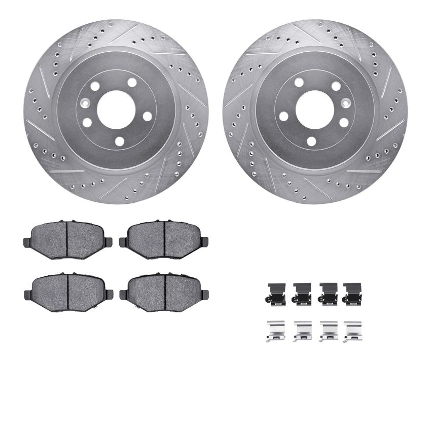 Dynamic Friction 7512-54215 Rotor Kit
