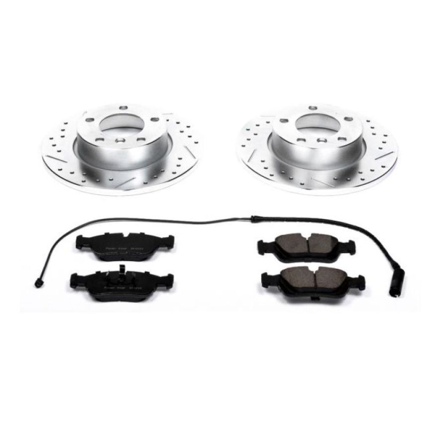 PowerStop K590 Z23 Daily Driver Carbon-Fiber Ceramic Brake Pad and Drilled & Slotted Rotor Kit