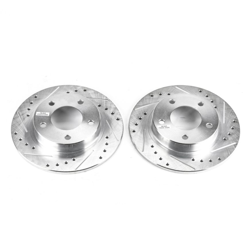 PowerStop JBR578XPR PowerStop Evolution Performance Drilled, Slotted & Plated Brake Rotor Pair