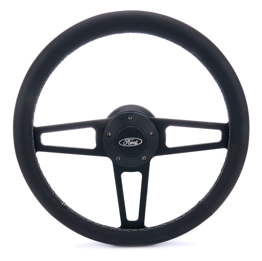 GRANT GRT1917 T Series Blk Wheel FORD Logo/Install Kit