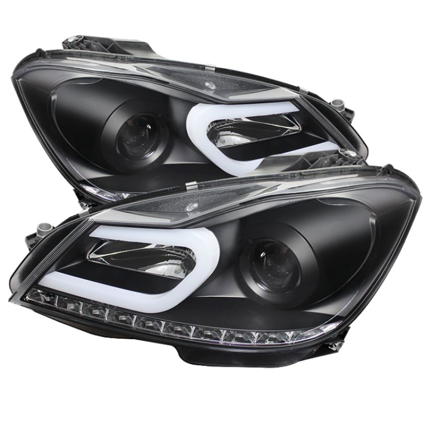 SPYDER 5074249 Projector Headlights - DRL - Black