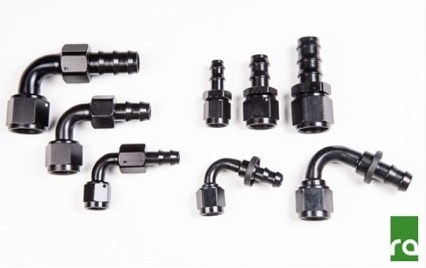 Radium Engineering 14-0712 PUSHLOK HOSE END, 10AN 60DEG