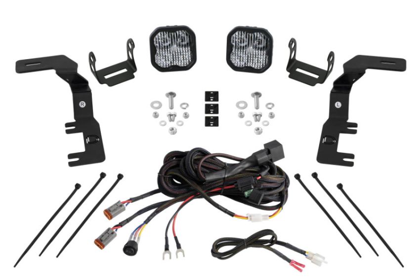 Diode Dynamics DD7813 2023+ Chevrolet Colorado Stage Series Ditch Light Kit SS3 Pro White Combo
