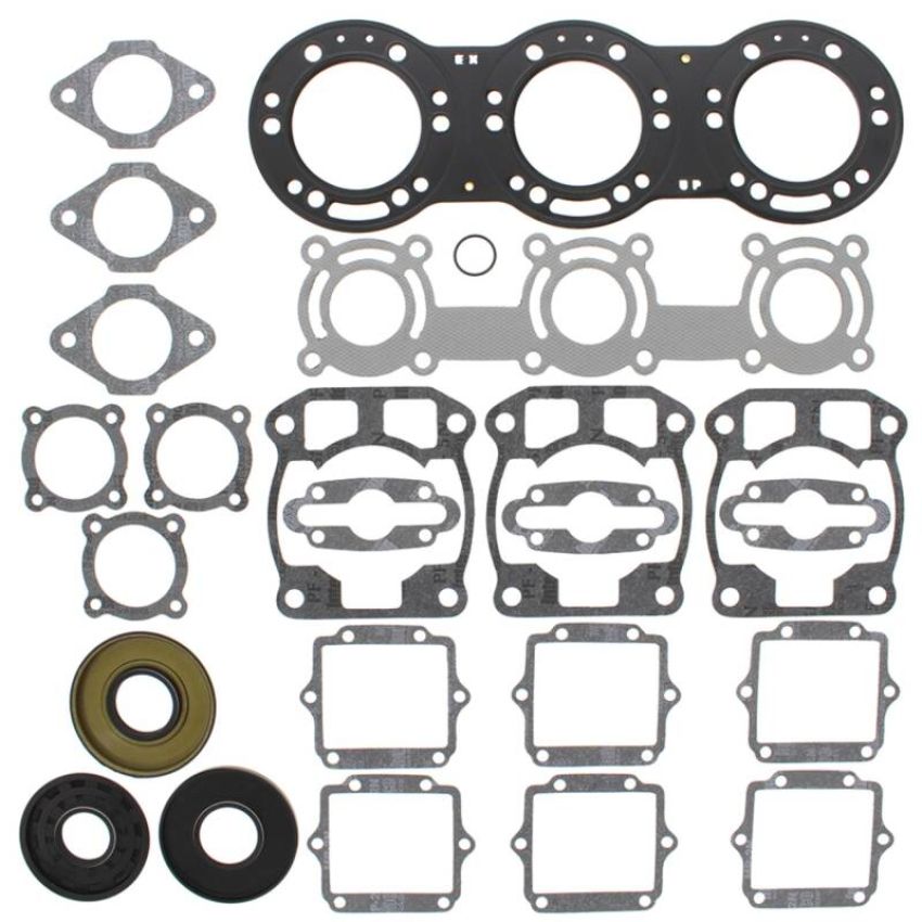 Vertex Pistons 611810 Vertex Gaskets 97-00 Polaris SLX Pro 785 Complete Gasket Kit w/ Oil Seals