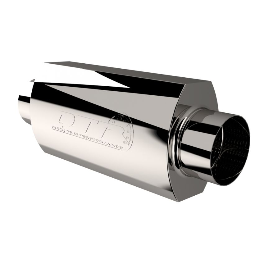 QTP 12400 4in Weld-On 304SS AR3 Muffler
