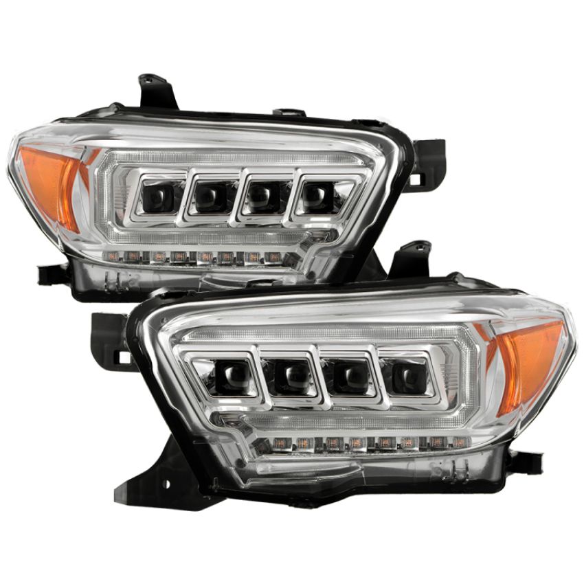 SPYDER 5088369 Multi-Beam High-Power LED Module Equipped Headlights - Chrome