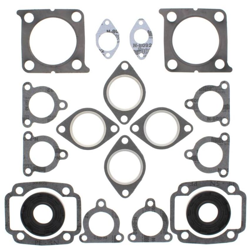 Vertex Pistons 711245 Vertex Gaskets 01-02 Arctic Cat Z 440 ES Complete Gasket Kit w/ Oil Seals