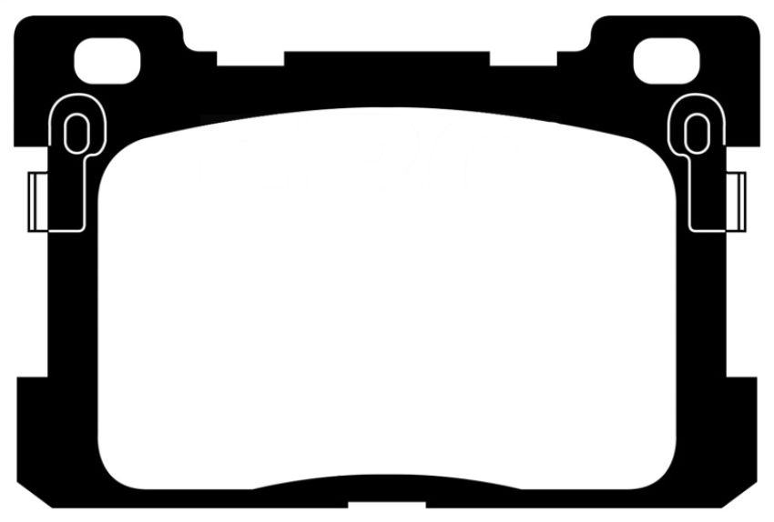 EBC Brakes DP33077C Redstuff Ceramic Low Dust Brake Pads