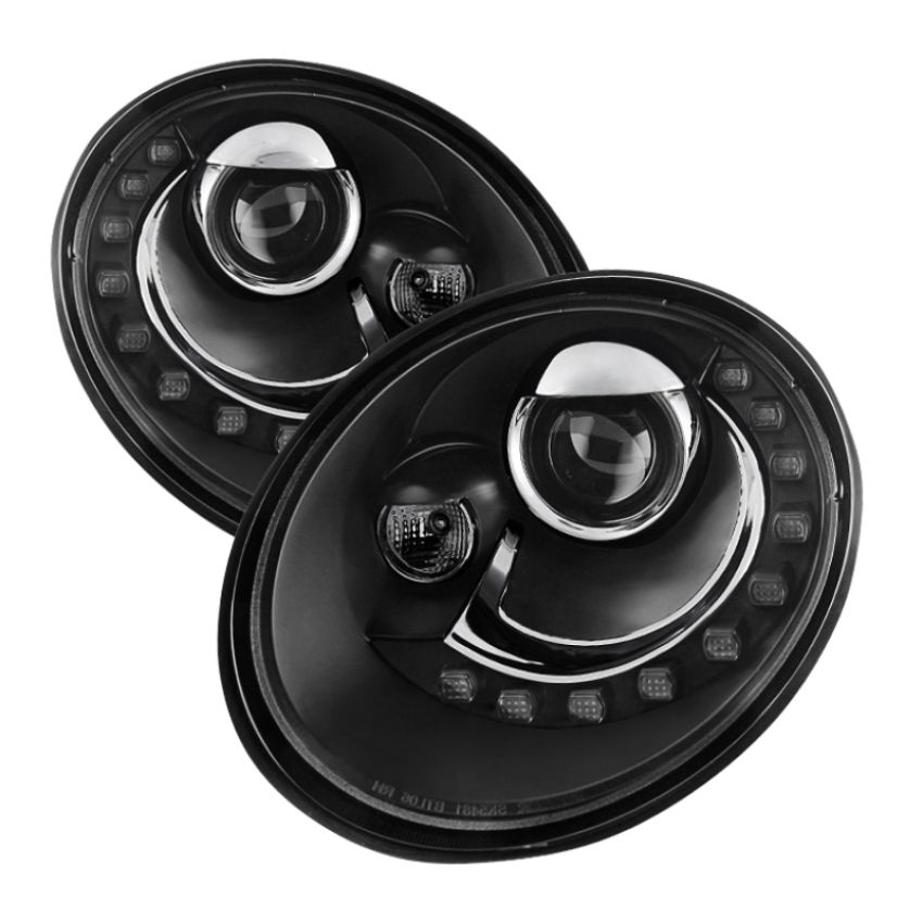 SPYDER 5080929 Projector Headlights - DRL LED - Black