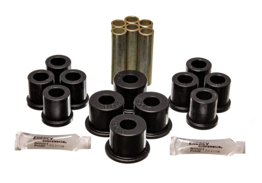 Energy Suspension 4.2117G Fd 4 Wd Frt Sprg Bush Set - Black