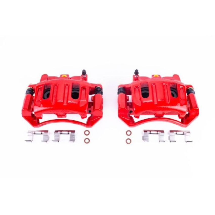 PowerStop S4862 Red Powder Coated Calipers