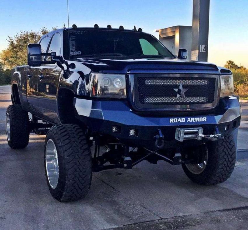 Road Armor 382R0B 11-14 Chevy 2500 Stealth Front Winch Bumper - Tex Blk
