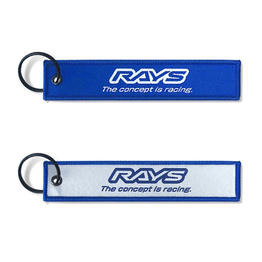 Rays WRAYSKT24SBL Official Key Tag 24S 142mm x 29mm Key Ring 30mm