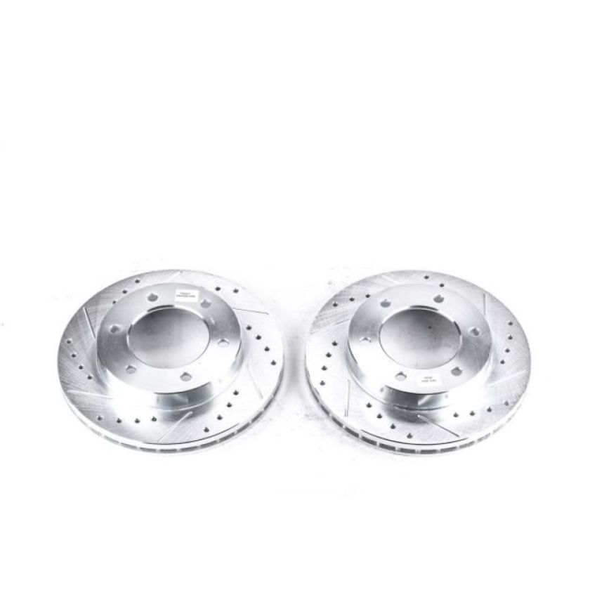 PowerStop JBR965XPR PowerStop Evolution Performance Drilled, Slotted & Plated Brake Rotor Pair