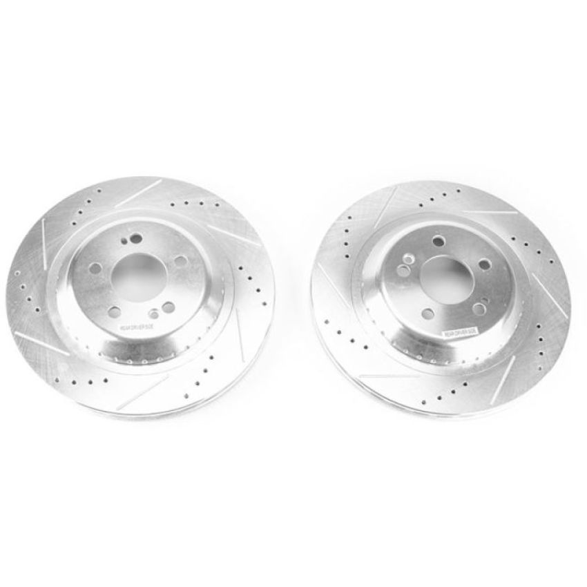 PowerStop EBR1602XPR PowerStop Evolution Performance Drilled, Slotted & Plated Brake Rotor Pair