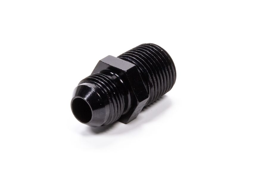 FRAGOLA FRG481688-BL Straight Adapter Fitting #8 x 1/2 MPT Black