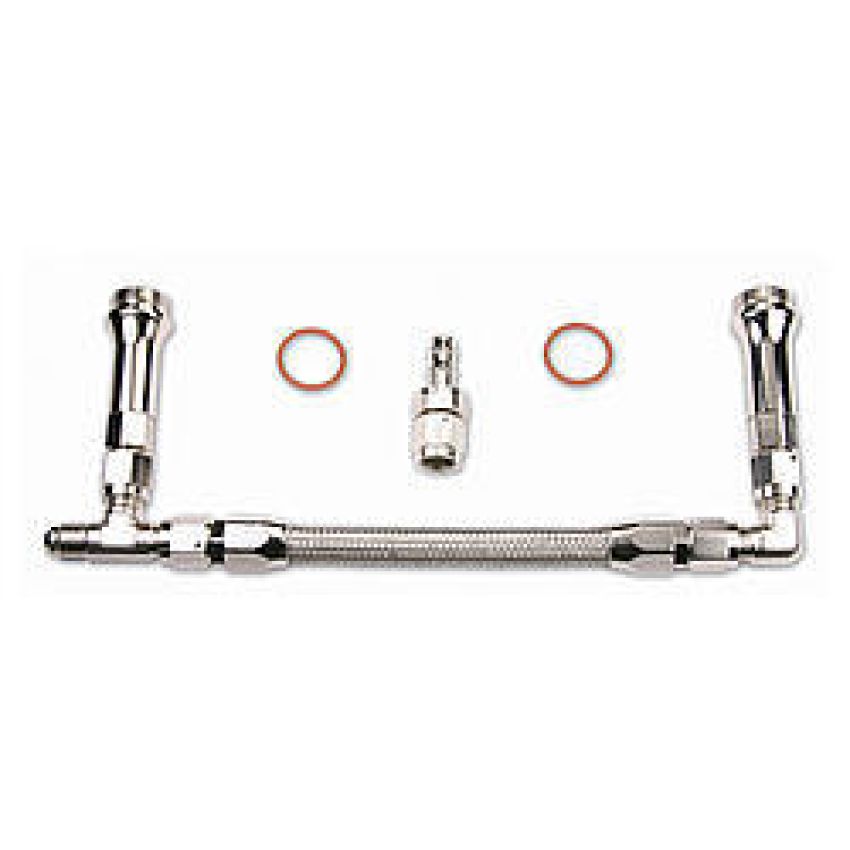 QUICK FUEL TECHNOLOGY QFT34-6000SS S/S Dual Feed Fuel Line - For SS Series Carbs