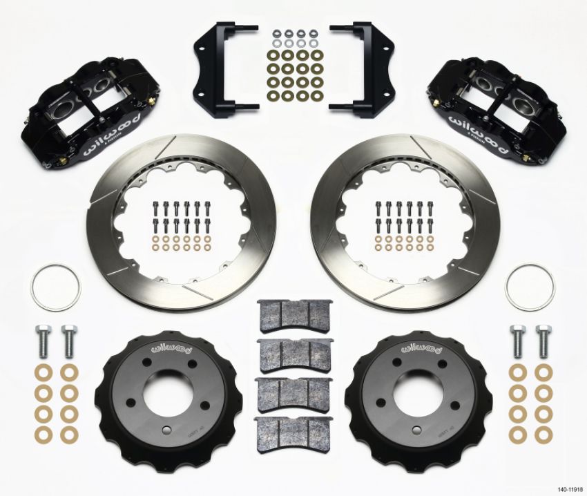 Wilwood 140-11918 Narrow Superlite 6R Front Hat Kit 12.88in 84-87 Corvette C4