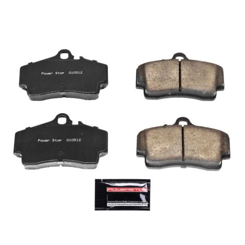 PowerStop Z23-738 PowerStop - Z23 Daily Driver Carbon-Fiber Ceramic Brake Pads with Hardware Kit