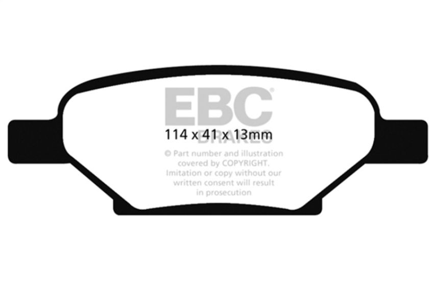 EBC Brakes DP31704C Redstuff Ceramic Low Dust Brake Pads