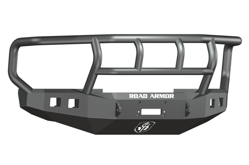 Road Armor 608R2B 08-10 Ford F-250 Stealth Front Winch Bumper w/Titan II Guard Wide Flare - Tex Blk