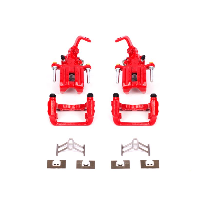 PowerStop S2730 Red Powder Coated Calipers