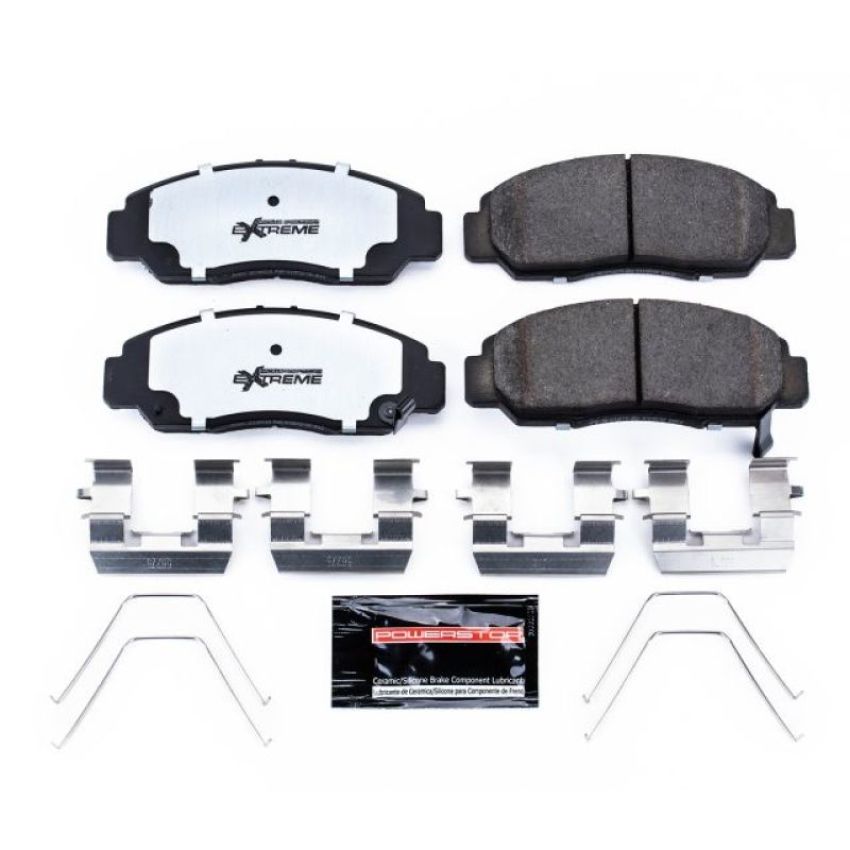 PowerStop Z26-1608 PowerStop - Z26 Performance Carbon-Fiber Ceramic Brake Pads with Hardware Kit