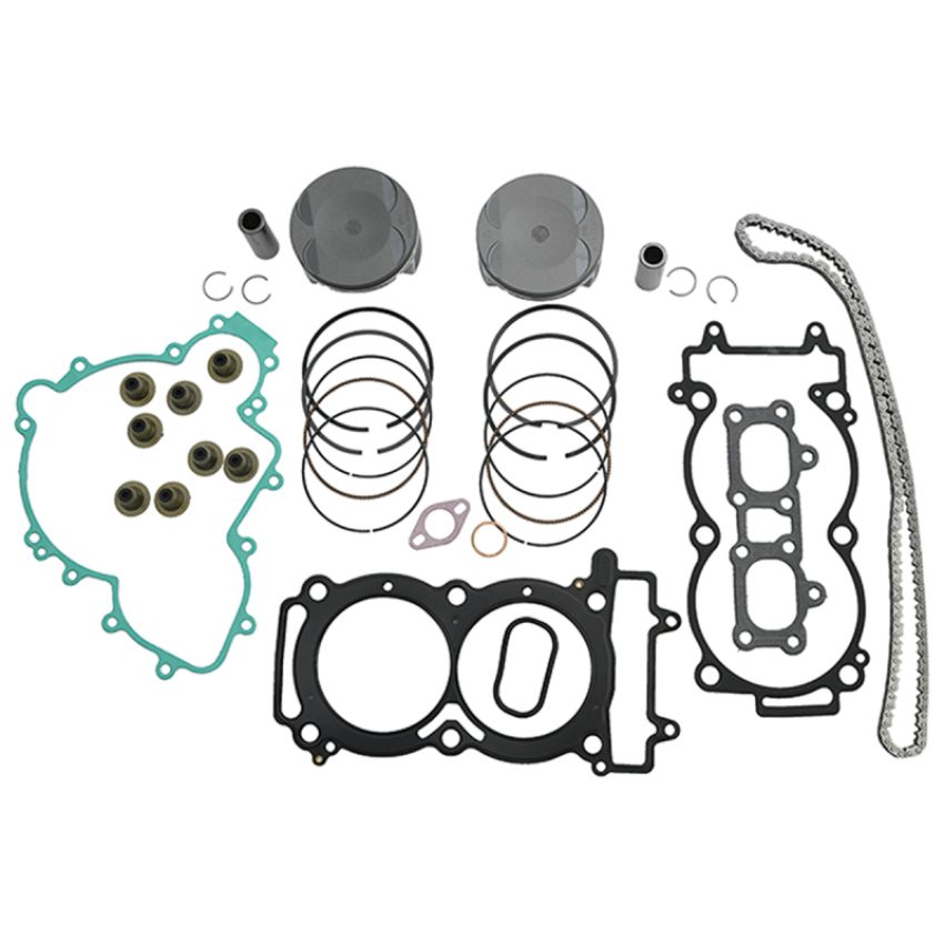 Vertex Pistons VTKTC24398B Vertex Piston 2016 Polaris ACE 900 EPS 900cc Top End Piston Kit