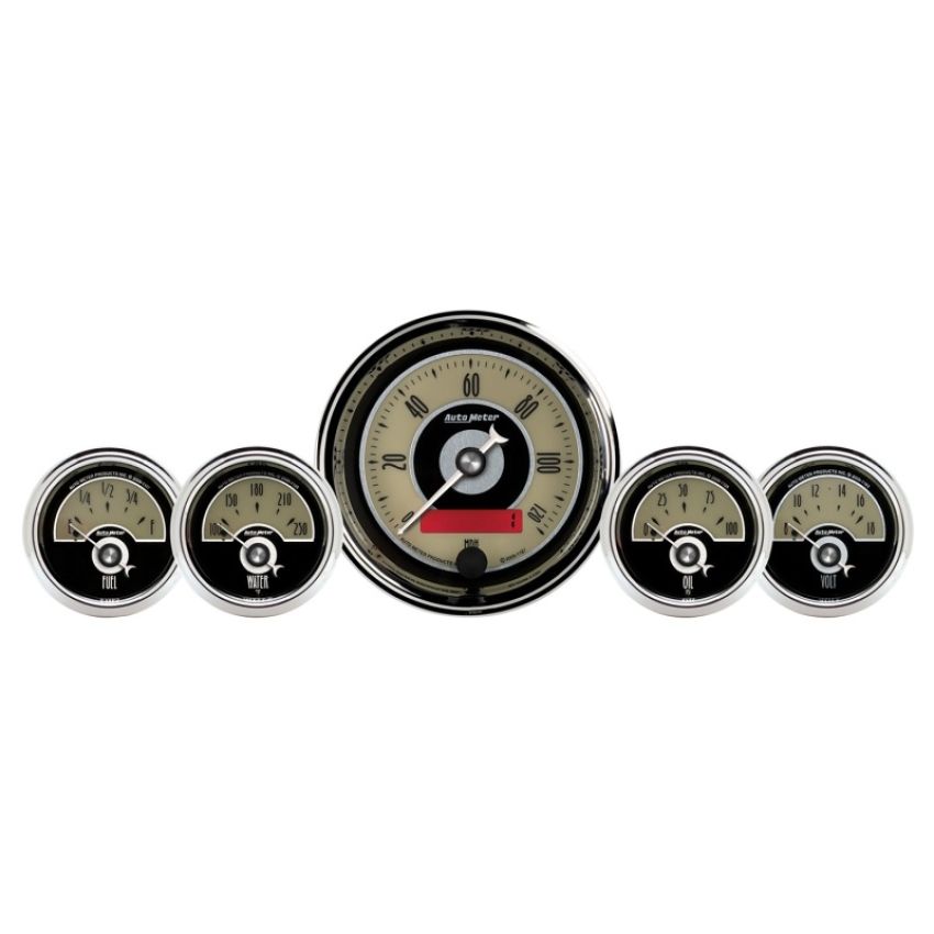 AutoMeter 1100 GAUGE KIT, 5 PC., 3 3/8