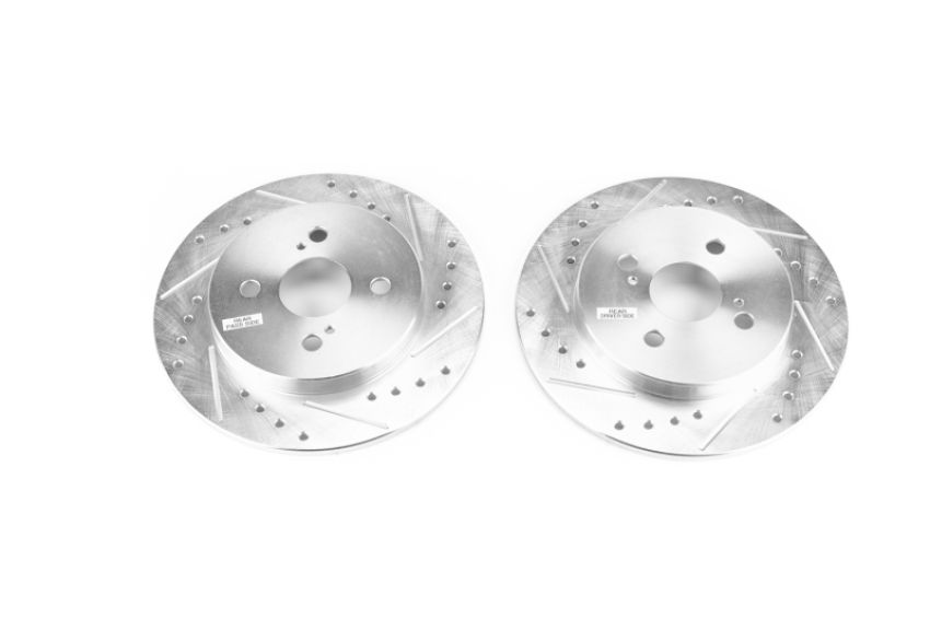 PowerStop JBR1547XPR PowerStop Evolution Performance Drilled, Slotted & Plated Brake Rotor Pair