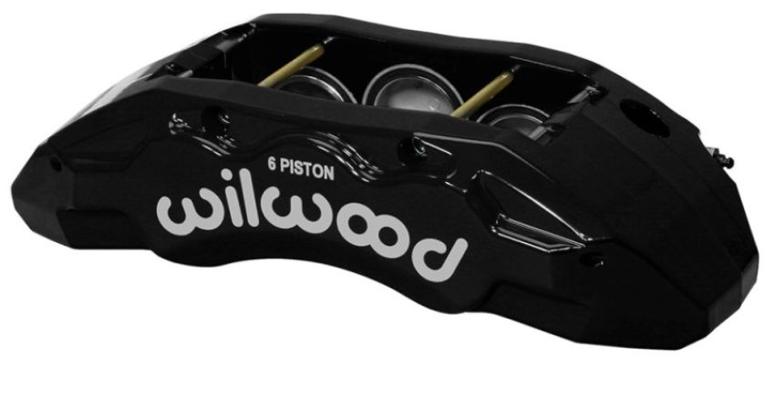 Wilwood 120-13813-BK Caliper-TX6R- R/H - Black 2.00/1.88/1.88in Pistons 1.50in Disc