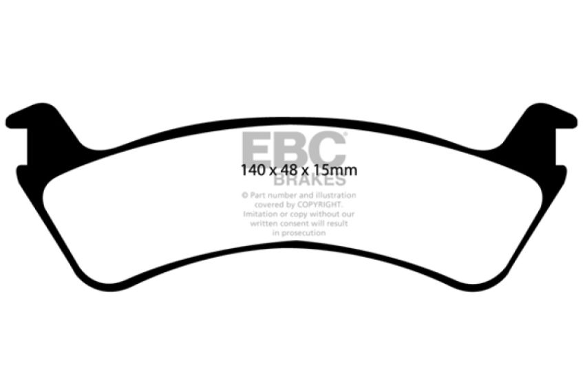 EBC Brakes UD713 Ultimax OEM Replacement Brake Pads