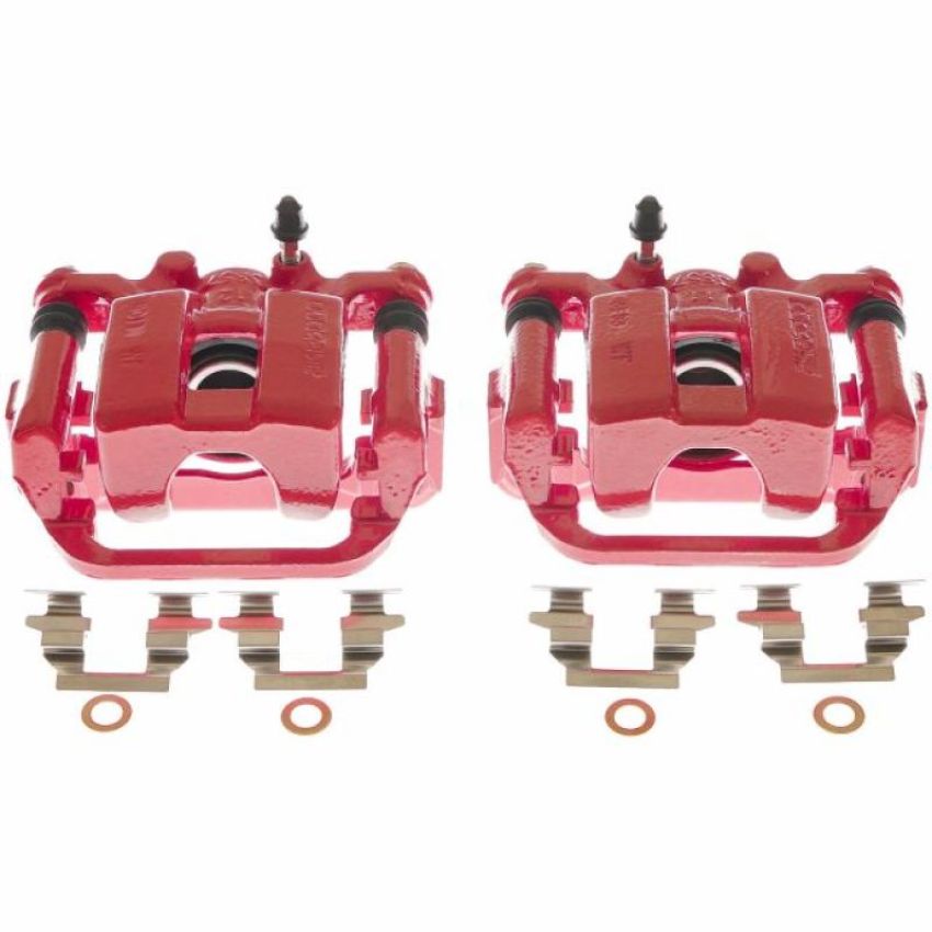 PowerStop S6696 Red Powder Coated Calipers