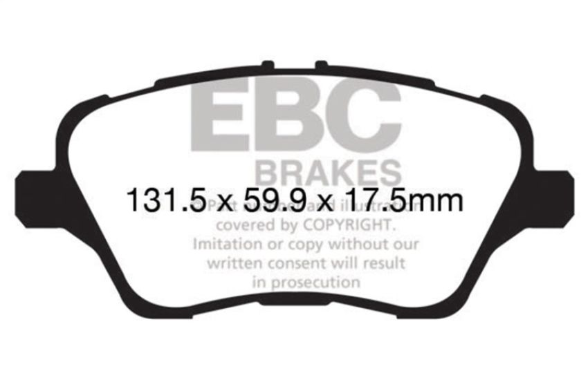 EBC Brakes DP52149NDX Bluestuff NDX Full Race Brake Pads