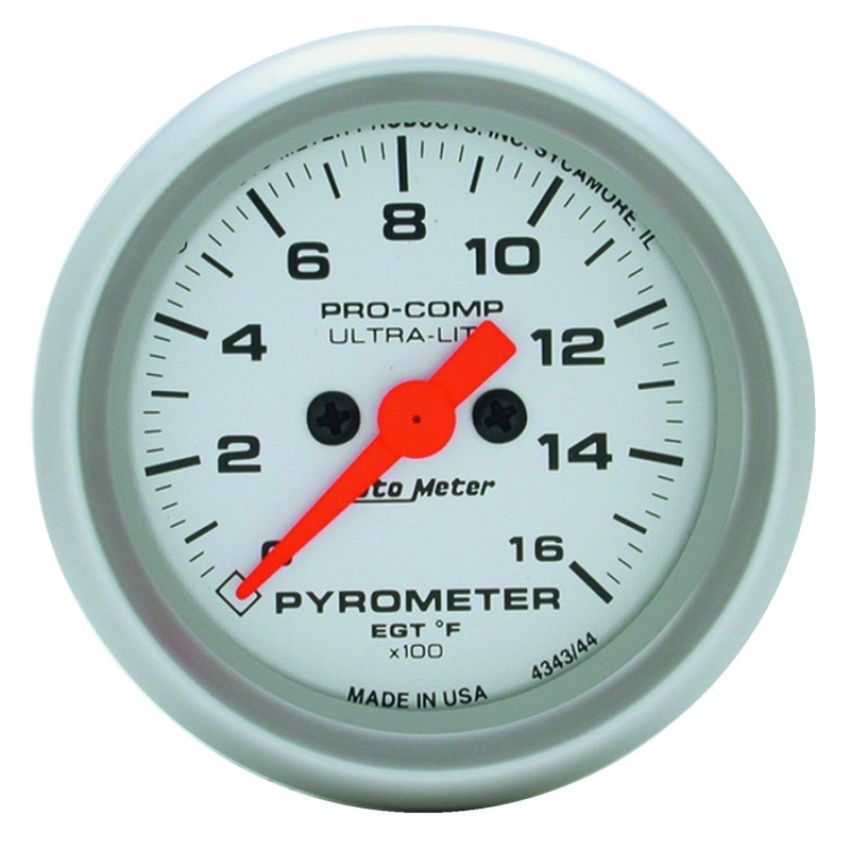 AutoMeter 4444 GAUGE, PYROMETER (EGT), 2 5/8
