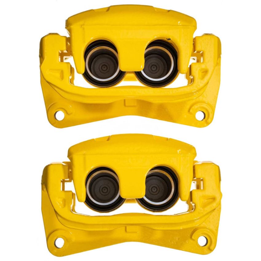 PowerStop S7084YLW Yellow Powder Coated Calipers