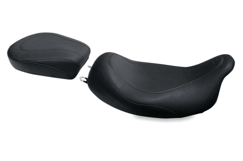 Mustang Motorcycle 76734 Mustang 08-21 Harley Electra Glide Std,Rd Glide,Rd King,Str Glide Tripper Solo Seat - Brown