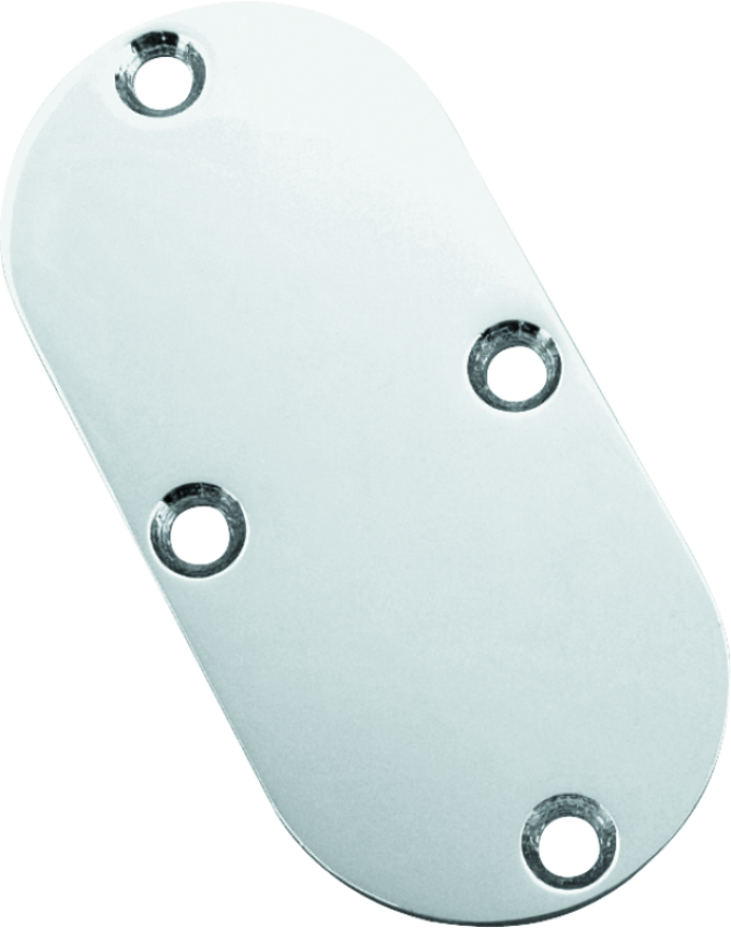 Bikers Choice 490592 65-86 FL FX 4 Speed Chrome Inspection Cover Replaces H-D 60572-78T No Shifter Hole