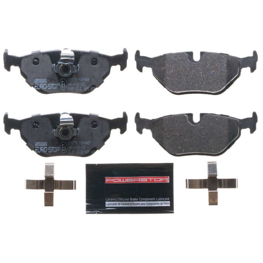 PowerStop ESP0798 EuroStop ECE-R90 Certified Brake Pad Set