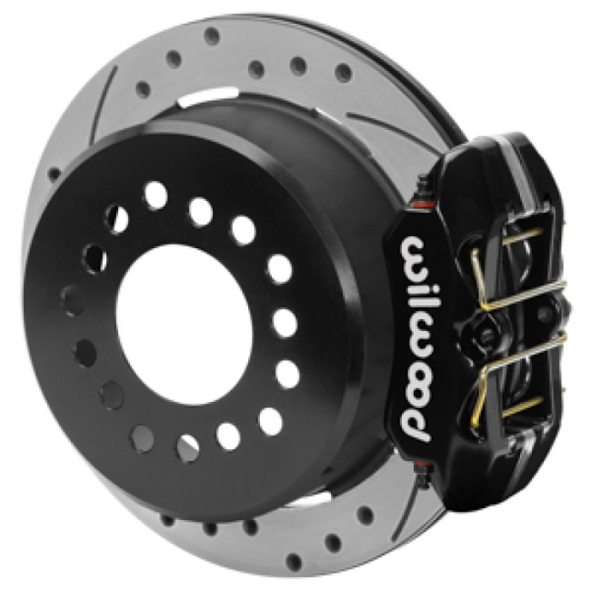 Wilwood 140-16988-D Dynapro Rear Parking Brake Kit Drilled & Slotted 1964-1971 Buick/Olds/Pontiac