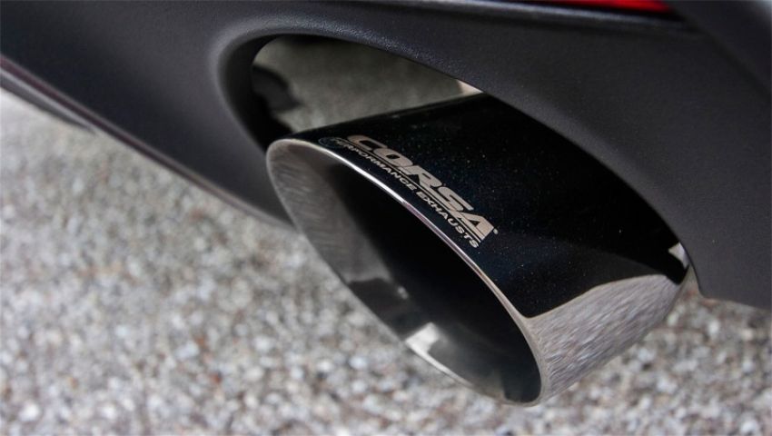 CORSA Performance 14329 Corsa 2015-2017 Ford Mustang GT 5.0 3in Axle Back Exhaust Polish Dual Tips (Touring)